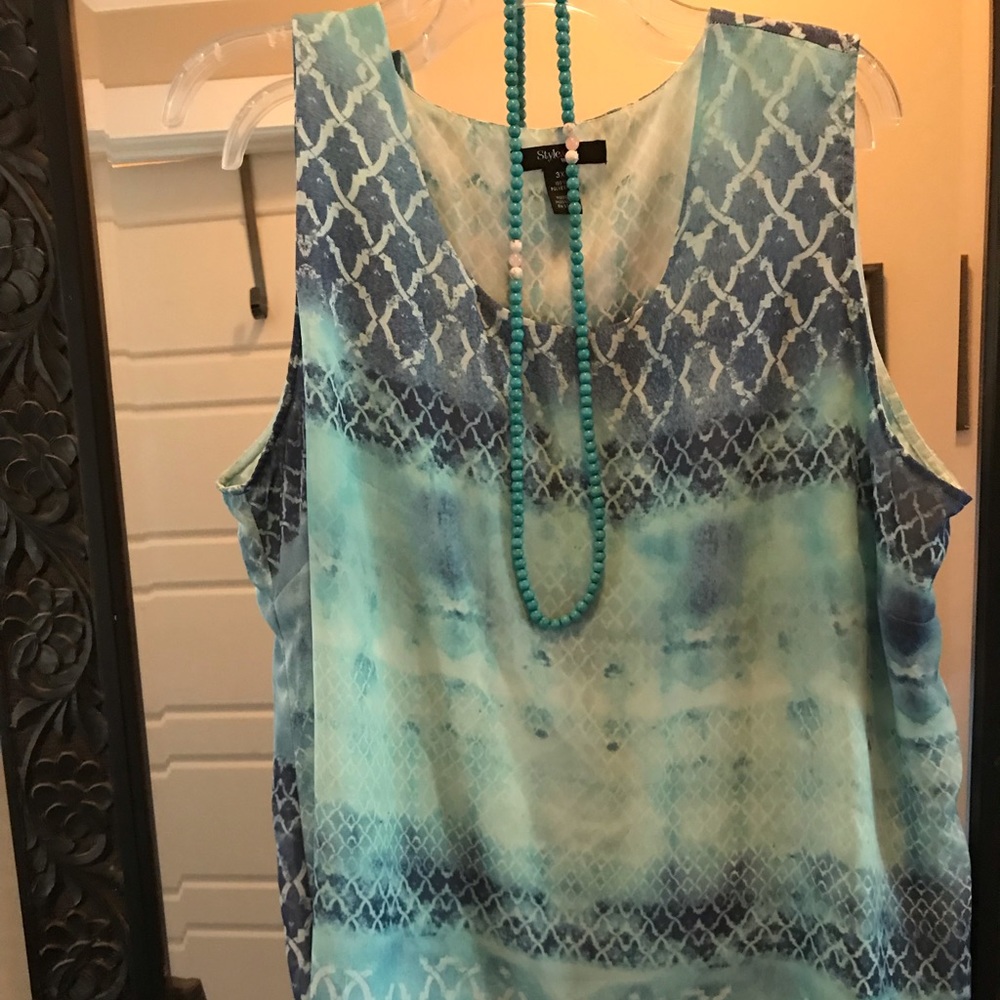 Style & Co Sleeveless tunic